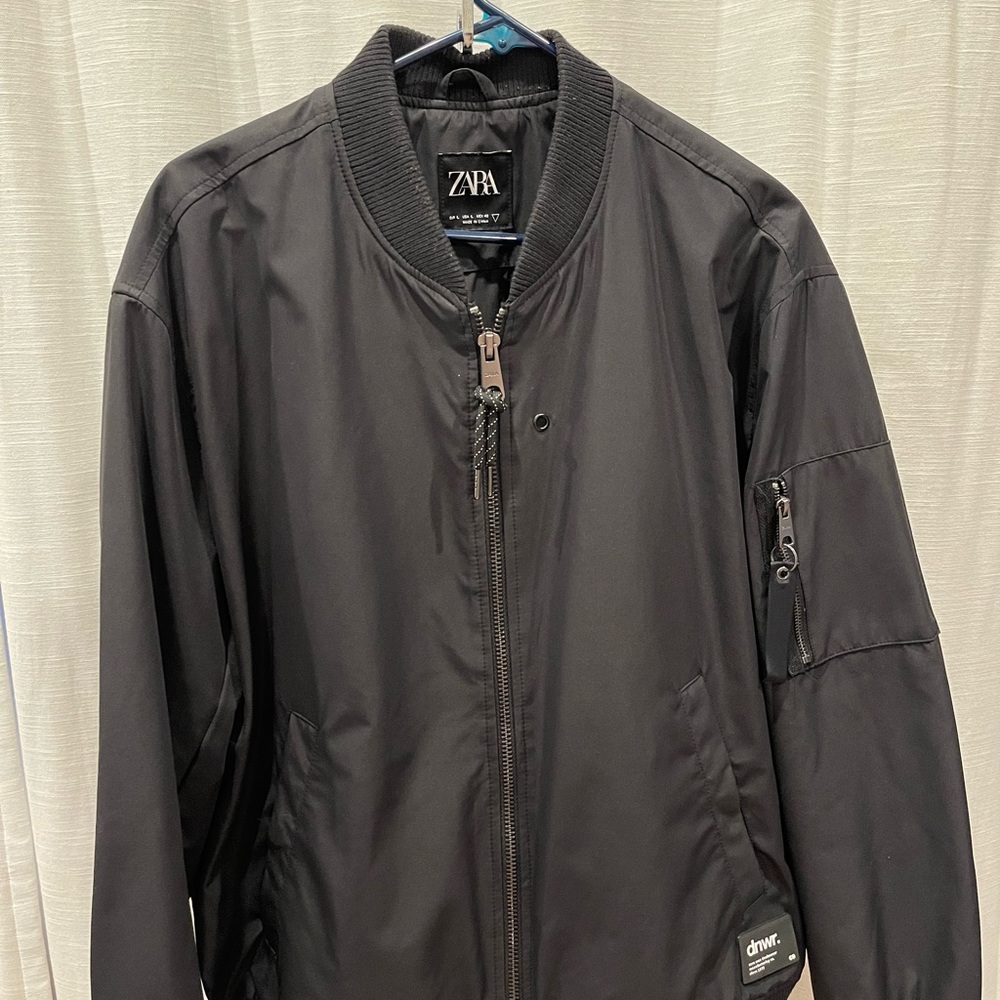 Black Bomber coat